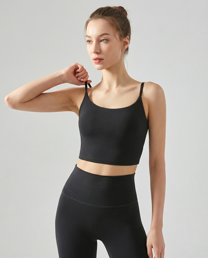 AIWICS Women's Padded Seamless Sports Bra Tank Top