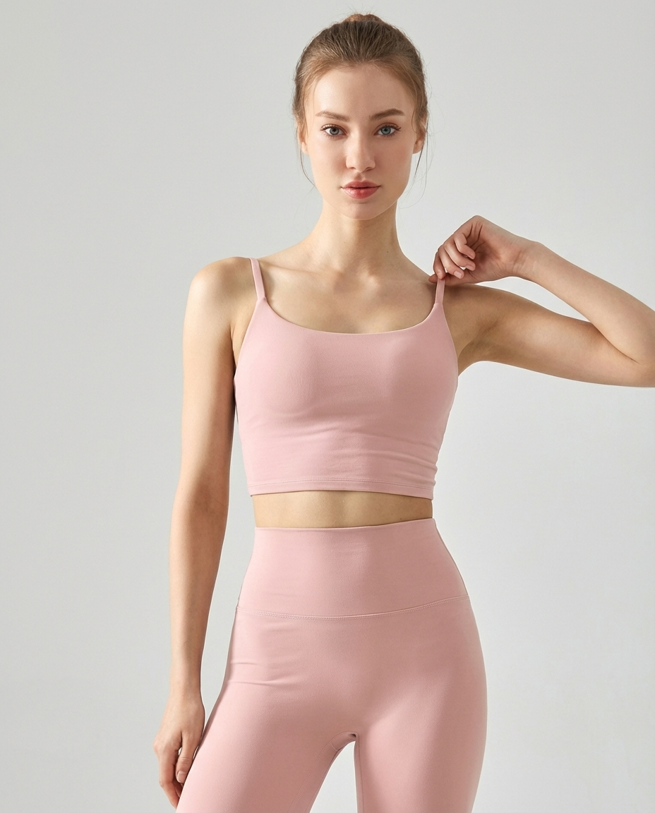 AIWICS Women's Padded Seamless Sports Bra Tank Top