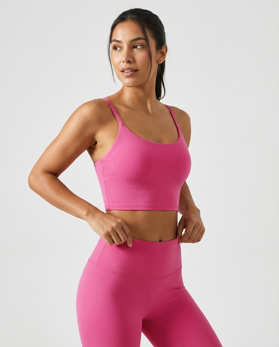 AIWICS Women's Padded Seamless Sports Bra Tank Top